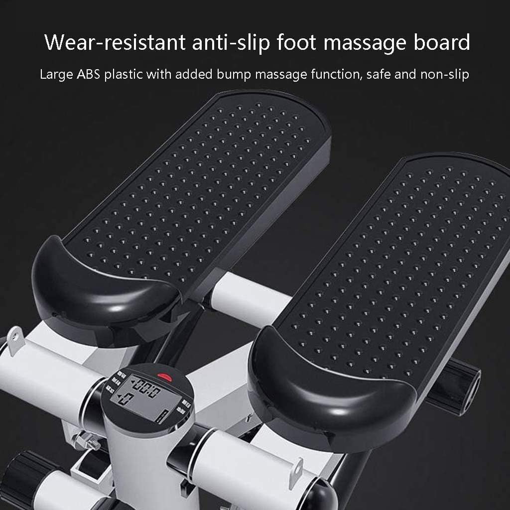 Stepper Under Desk Cycle Indoor Mini Pedal Exerciser Under Desk Bike Elliptical Machine with Built in Display Monitor Mini Desk Cycle Resistance Exercise Quiet Compact. Electric Machine Tra