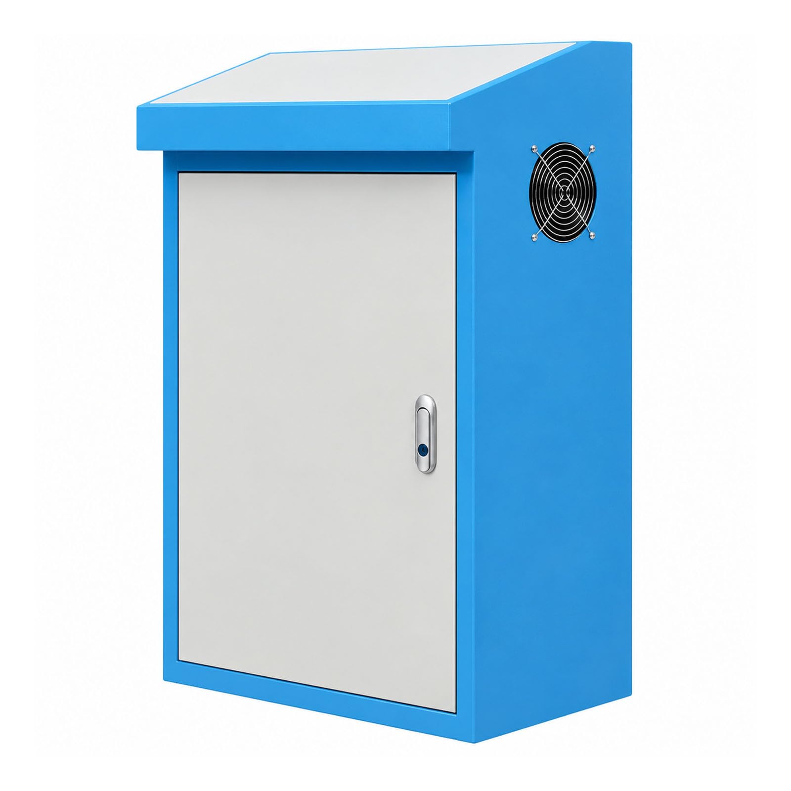 Gabinete Eléctrico Exterior Metal con Rejillas Ventilación y Refrigeración