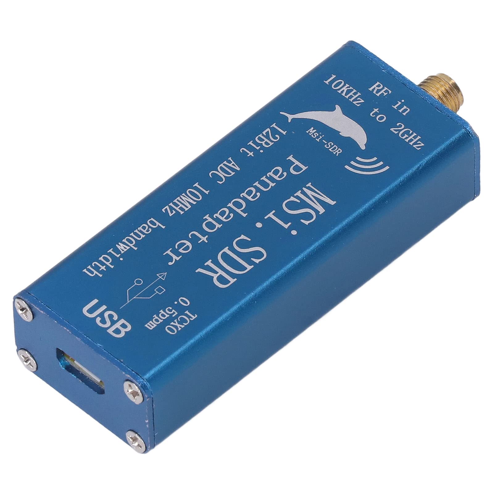 10 kHz Bis 2 GHz Funkempfänger SDR-Empfänger Hochpräziser SDR-Signalempfänger mit Eingebauter TCXO-Antenne 0,5 Ppm, Maximal 10 MHz, Funkantennen