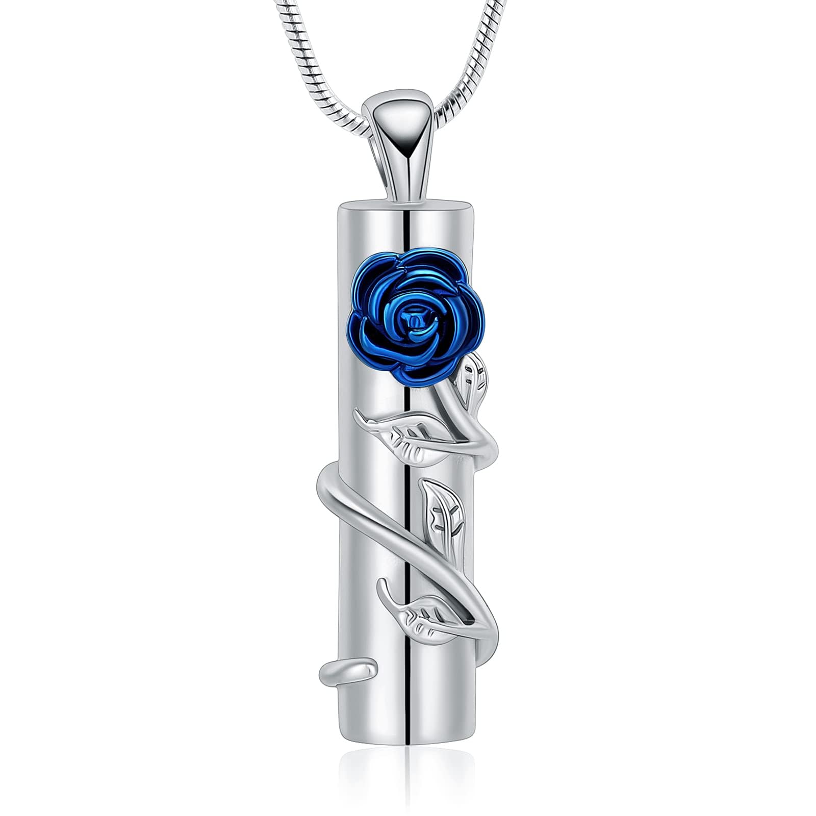 BIAIHQIE Kristallen Vlinder Ketting Crematie Sieraden Voor As Elegante Vrouwen Memorial Kettingen Houden Uw Liefde Een As Urn Hanger,4