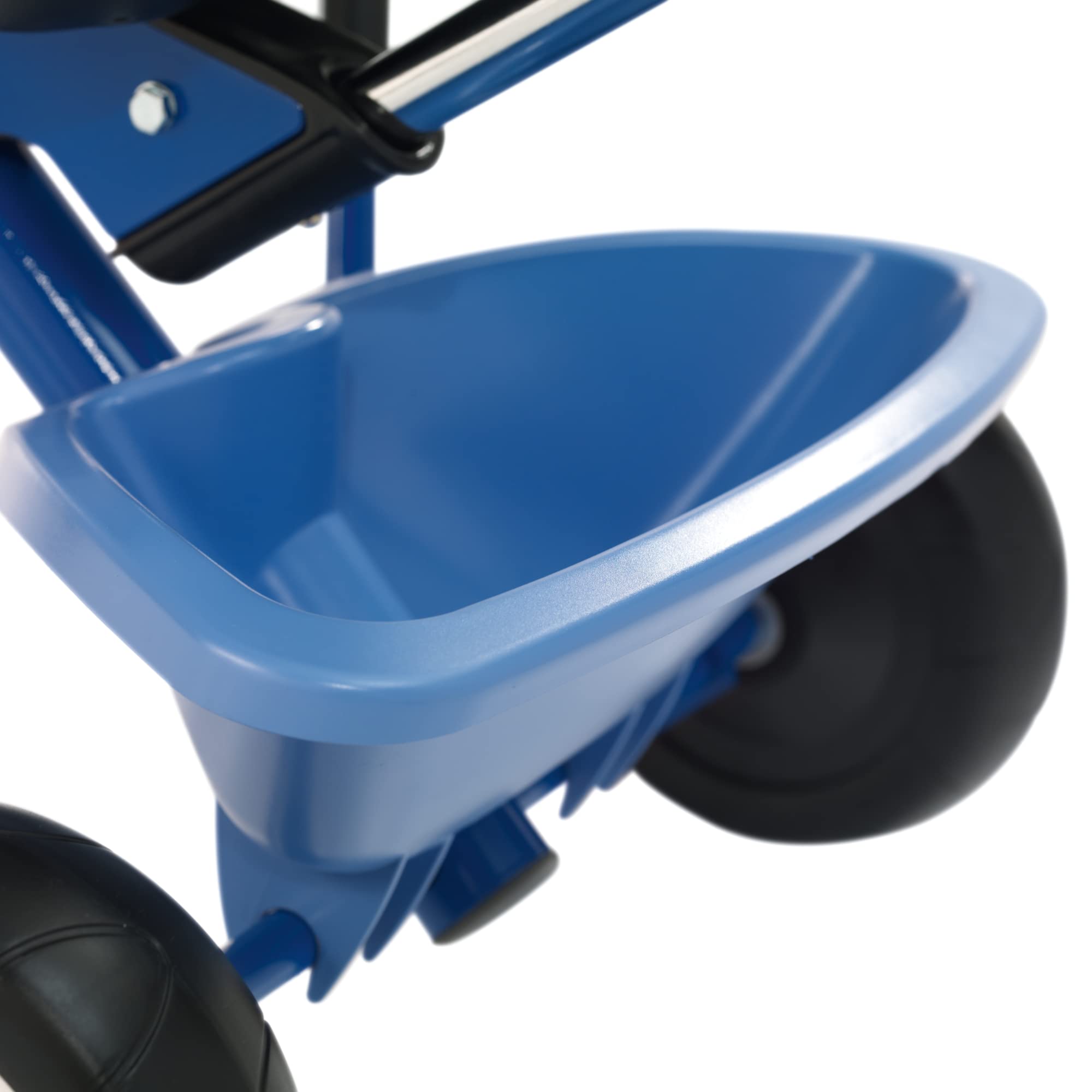 Kettler Funtrike Waldi - das coole Dreirad mit Schiebestange - Kinderdreirad für Kinder ab 2 Jahren - stabiles Kinderfahrzeug inkl. kippbarer Sandschale - blau