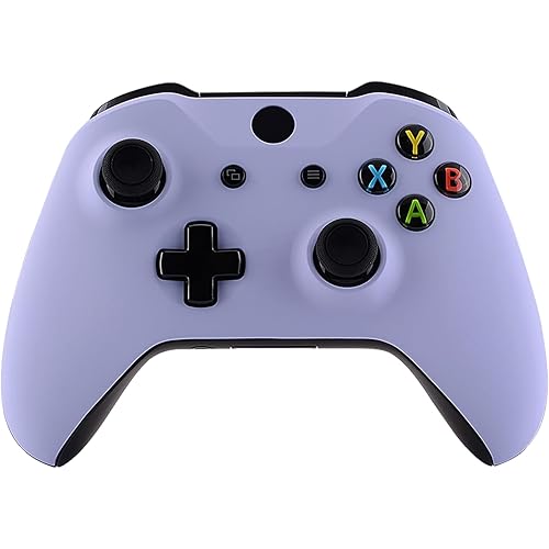 eXtremeRate Replacement Front Housing Shell for Xbox One S/X Controller, Light Violet Custom Kit Faceplate Cover Case for Xbox Wireless Controller (Model 1708) - Controller NOT Included