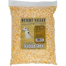 Desert Valley Cracked Corn, Premium Wild Bird and Wildlife Food for Squirrels, Turkeys, Ducks, Rabbits, Dove, Quail and More 3 Pounds