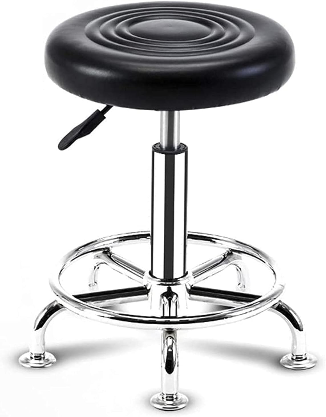 IYB®-Adjustable Stool - Multi-Purpose Doctor/Kitchen/Office/Cafeteria/Bar Stool with Black Finish (5 Free Stopper)-image-18