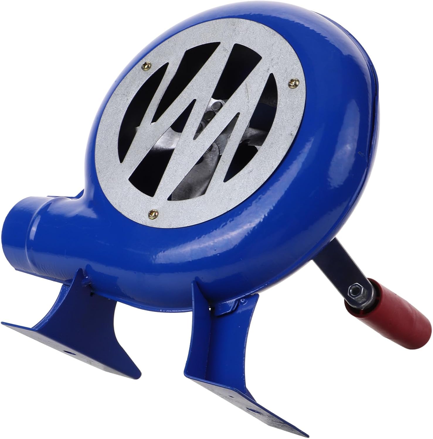 Portable Handheld Bbq Fire Blower for Grill and Camping, Manual Air Blower, Small Outdoor Fireplace Fan Equivalent to 120w