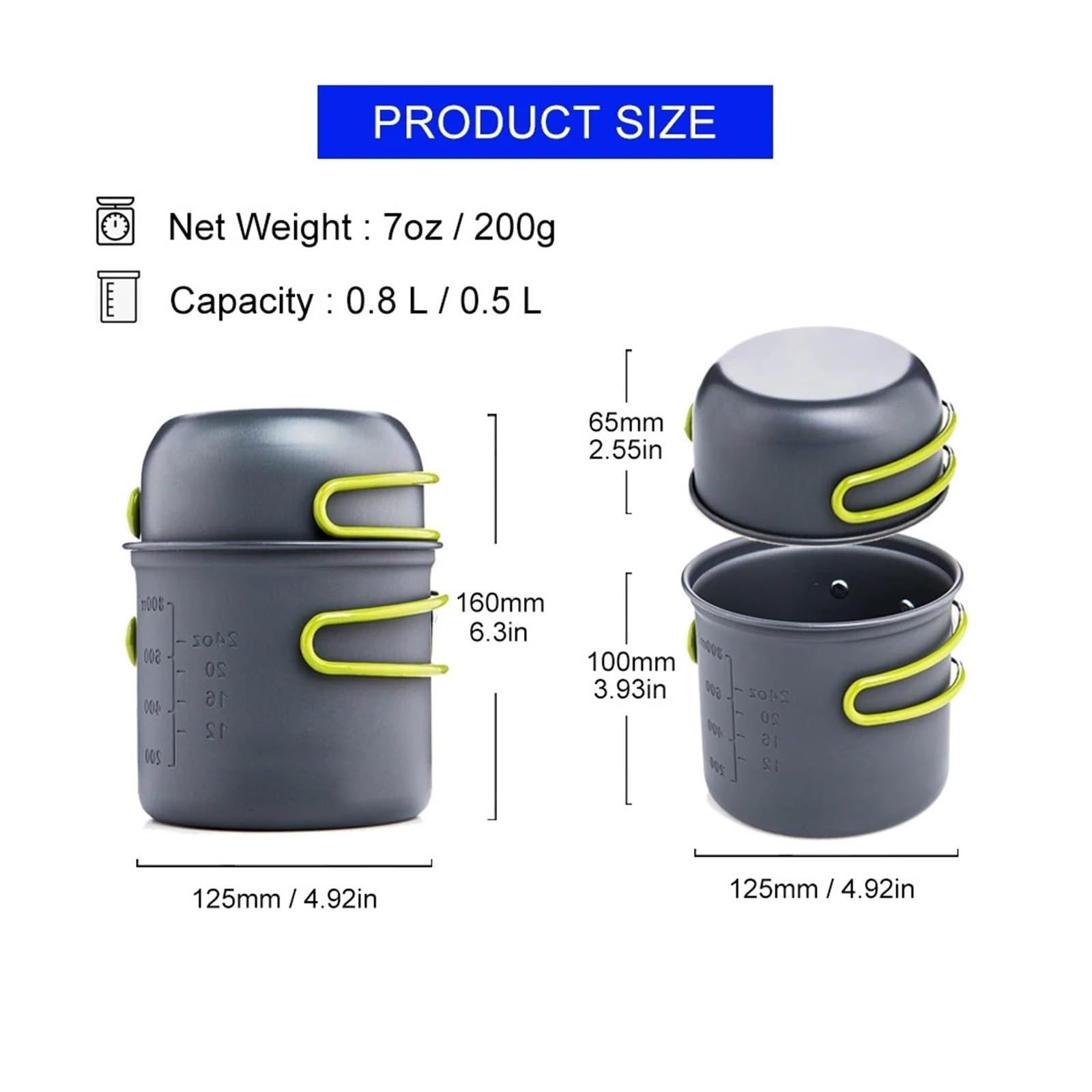 Campeggio Utensili Da Cucina Outdoor Stoviglie Pot Set Escursionismo Picnic Viaggi Turistici Piatti Forniture