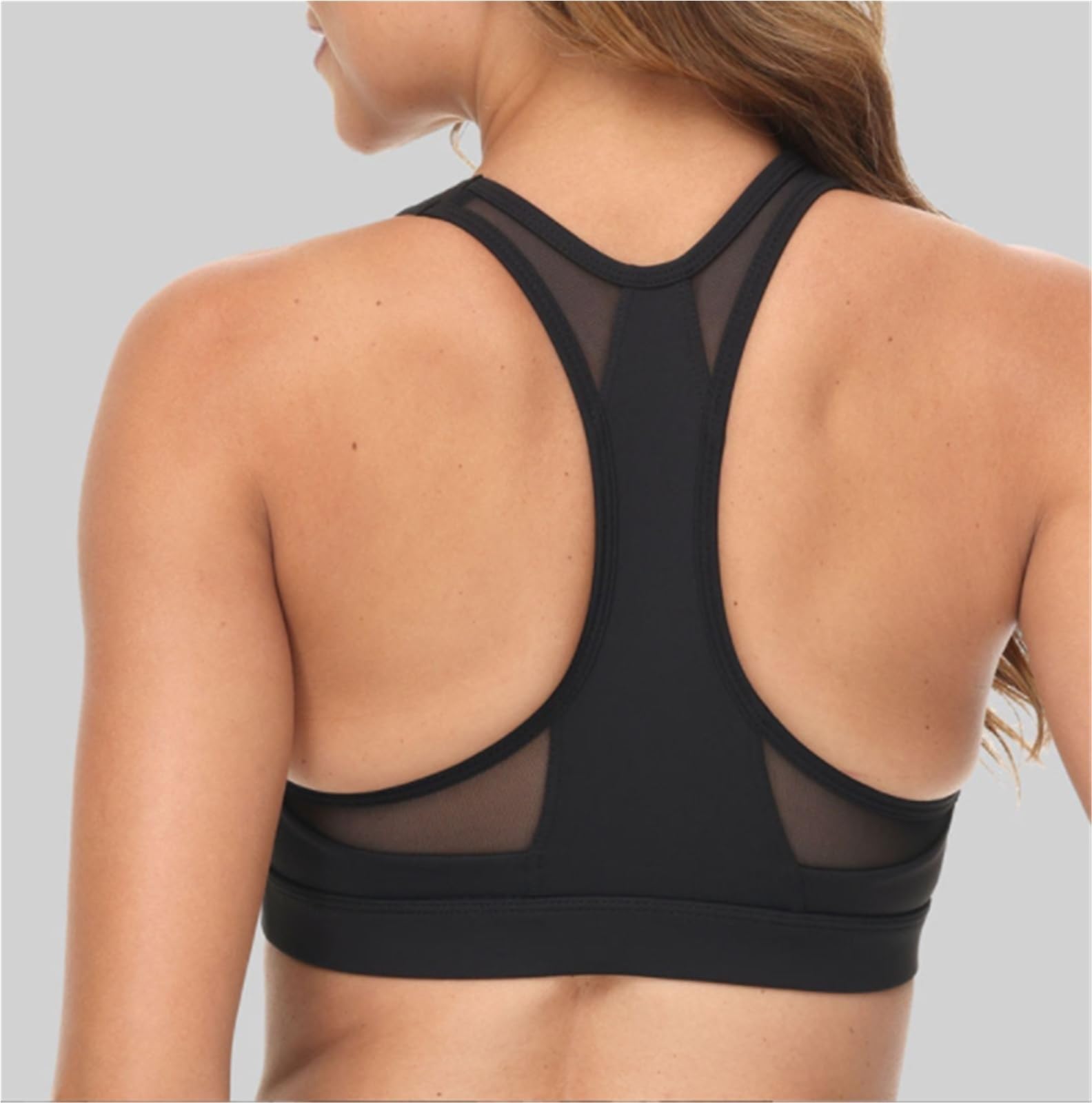 Reggiseno Sportivo Donna Reggiseno Sportivo Elasticizzato Da Donna Con Cinturino Largo For Canotta Da Yoga Fitness Comfort Reggiseno Sportivo(XS(70B/C/75A))