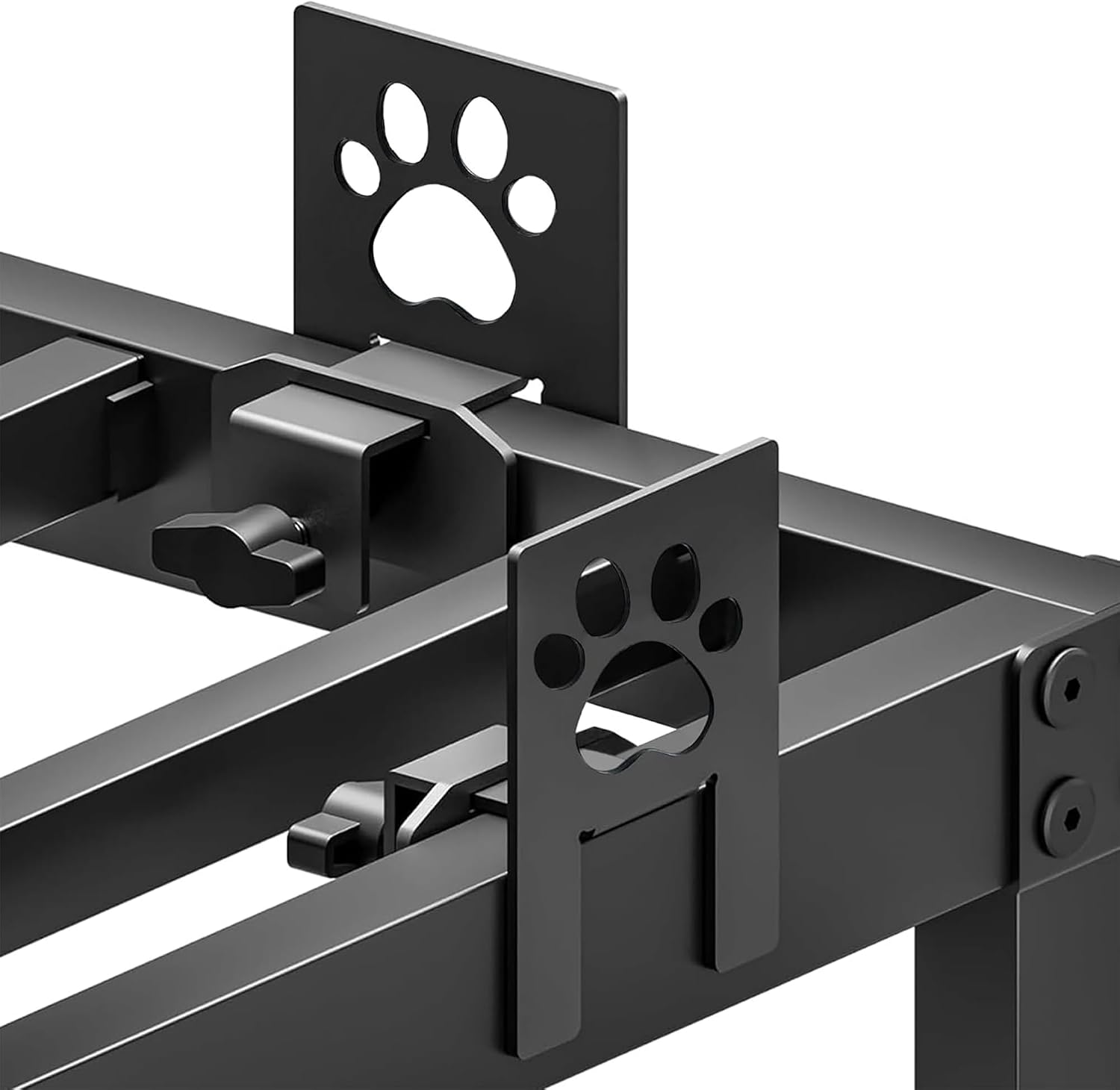Non Slip Mattress Gaskets for Bed Frame, Cute Paw Furniture Parts, Mattress Holder in Place Gripper, Heavy Duty Mattress Retainer Bar, Keep Mattress from Sliding Gripper, 4 PCS, Bed Parts thumbnail
