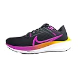 Pegasus 40 Women's Road Running Shoes (DV3854-011, Black/Laser Orange/White/Hyper Violet) Size 9
