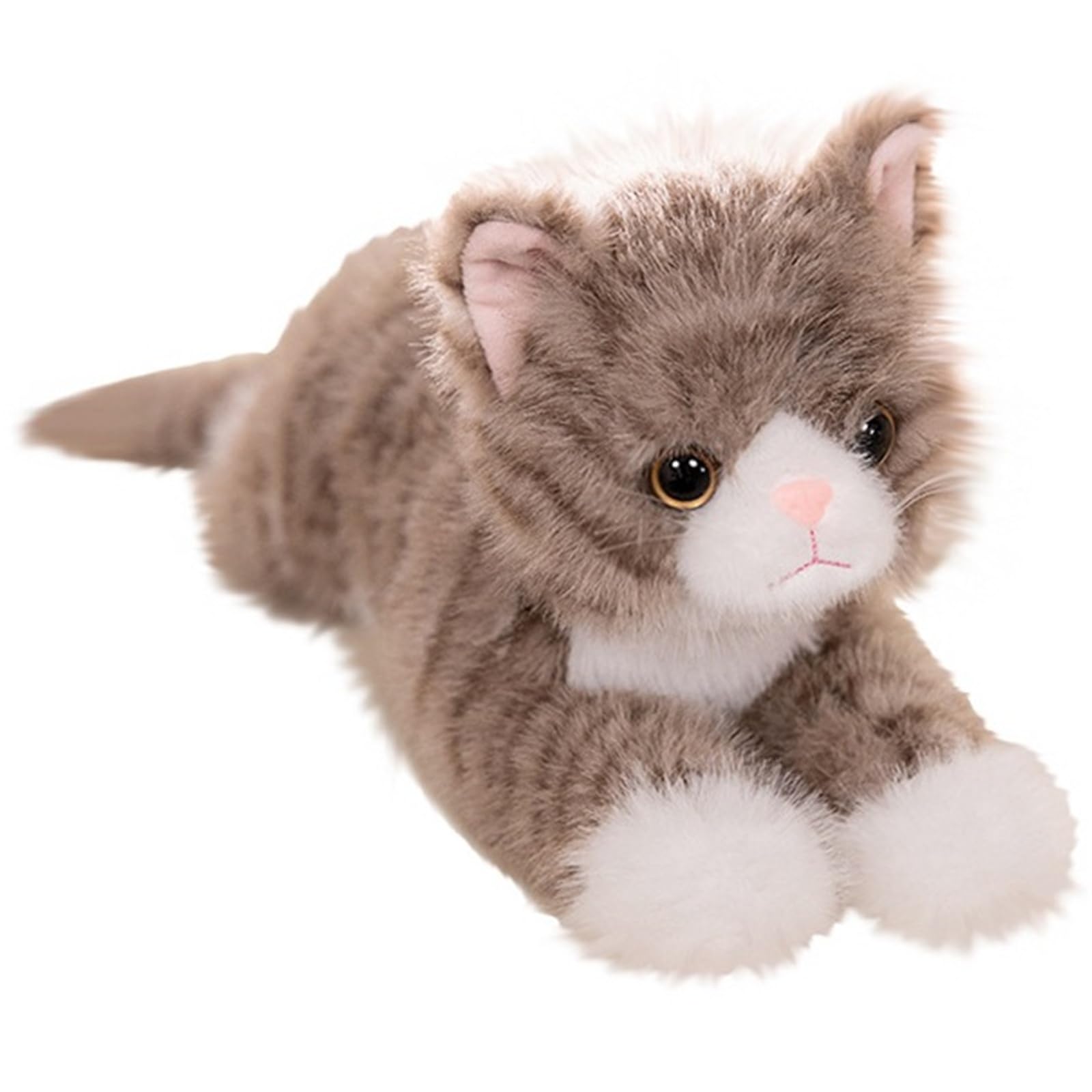 KUKUShining Cat Plush, Soft Cute Stuffed Animals Doll Kitten Hugging Pillow Sitting Cats Plushie Toy for Childrens Boys Girls(Grey,40cm/15.75in)