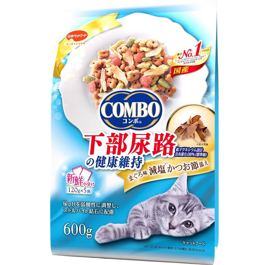 コンボ　キャットフード　COMBO 下部尿路の健康維持アソート 600g×12個 Amazon | コンボ キャットフード キャット 下部尿路の健康維持