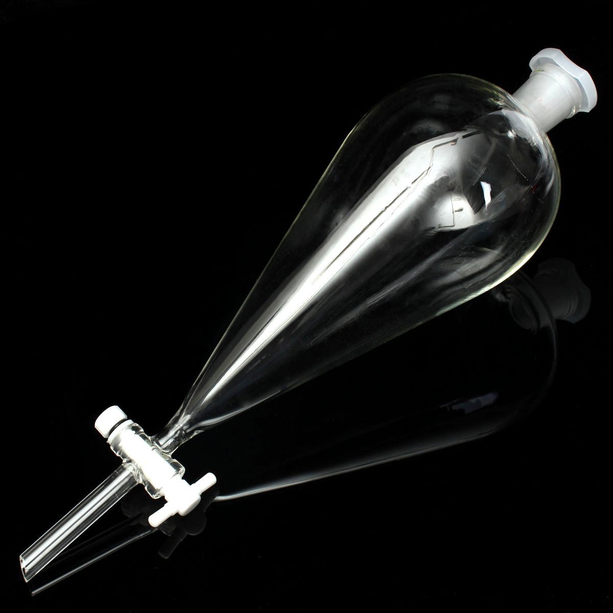 EsportsMJJ 1000Ml Glas Abscheide Trichter Mit Ptfe Hahn Labor Labor