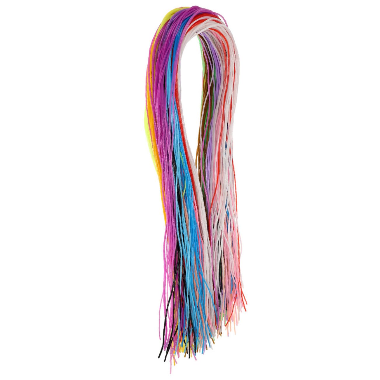 Cordones de plástico para manualidades que evitan nudos difíciles al tejer