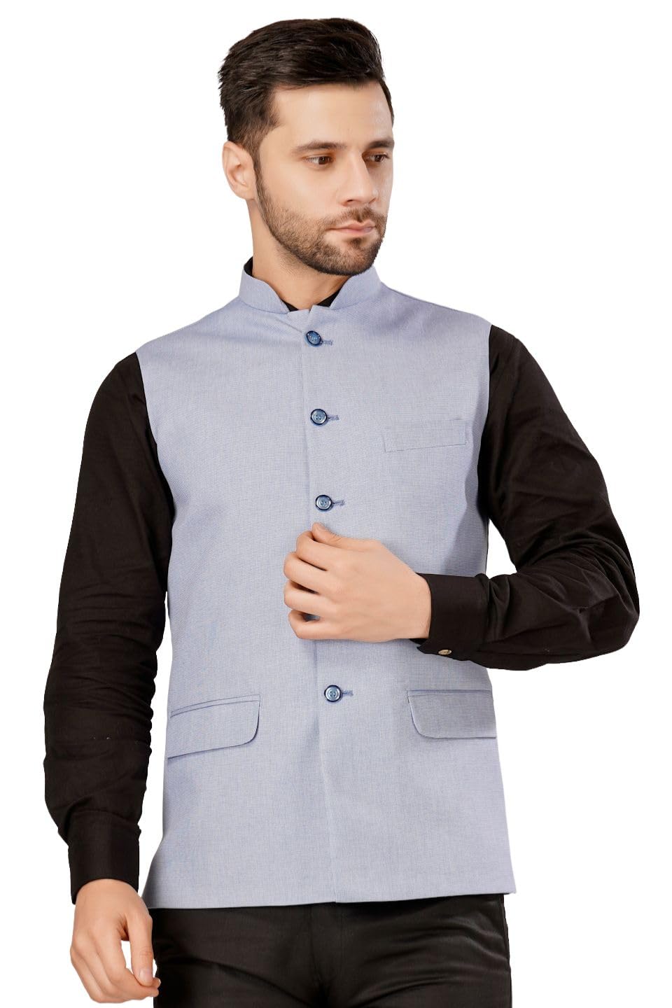 wintage Mens Polyester Cotton Nehru Jacket-picture-31