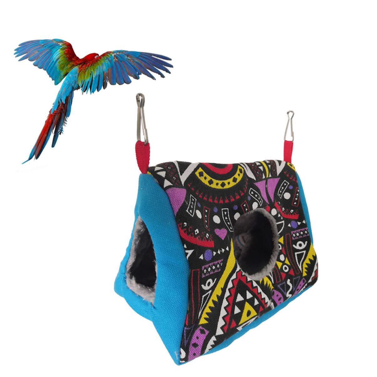 FOMIYES 3 Piezas Cama de Invierno para hámster Hamaca Colgante de pájaro Cama de pájaro cálido hamacas Colgantes Nido de Pájaro Nido de Loros Interior el Nido del pájaro Hamaca de pájaro