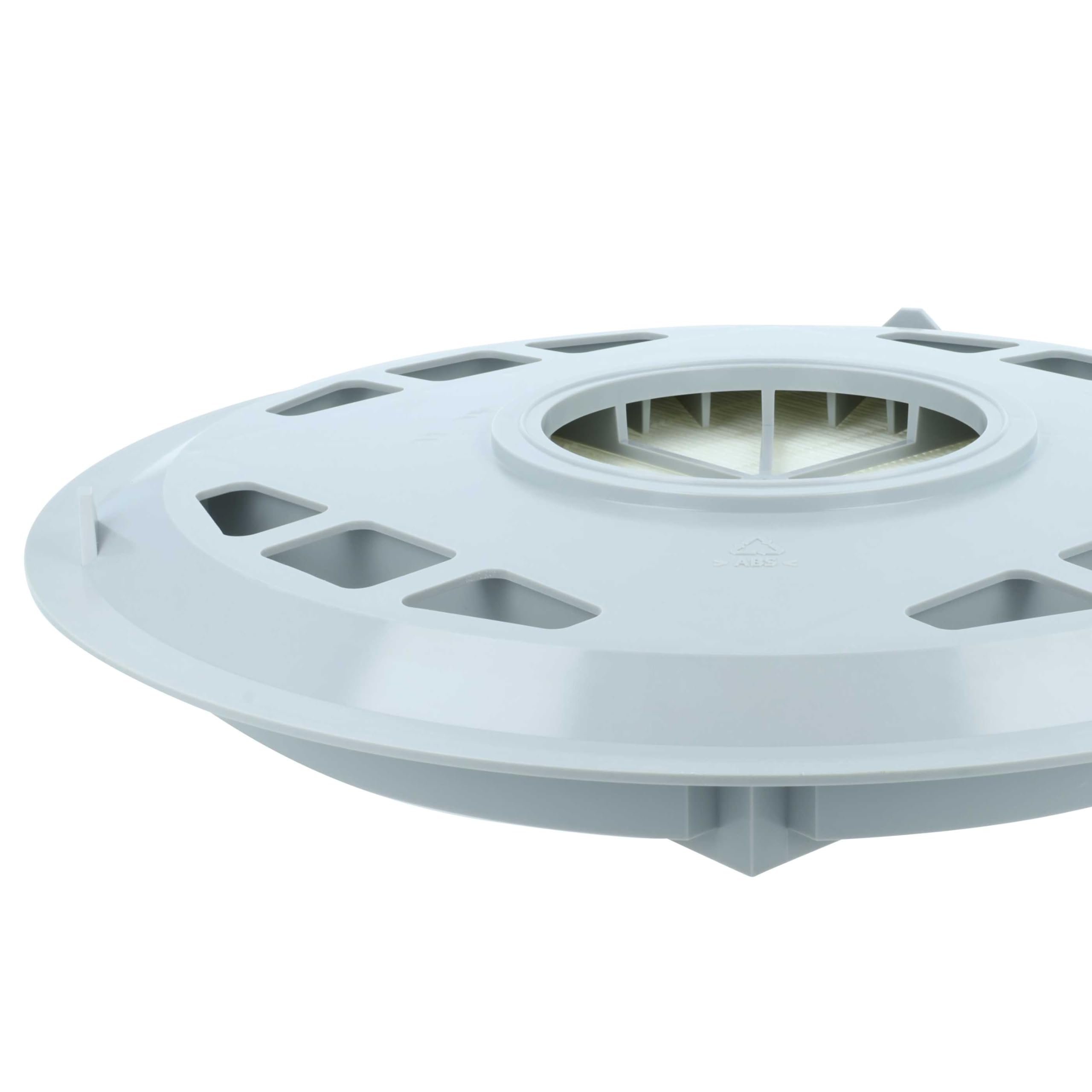 vhbw 2x Filtro compatible con Nilfisk-Alto GD 930 S 2 Cubic, GD 936, GD 930 S2 HEPA aspiradora - Filtro de aire de salida (filtro EPA), blanco/gris