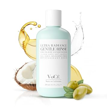 VoCE Haircare Gentle Rinse | Ultra Radiance Clean Vegan Conditioner 8.5 oz | Daily Clean Haircare, Non-Toxic, Paraben & Sulfate Free, Hydrating, Shine Enhancing Hair Conditioner 250 ml