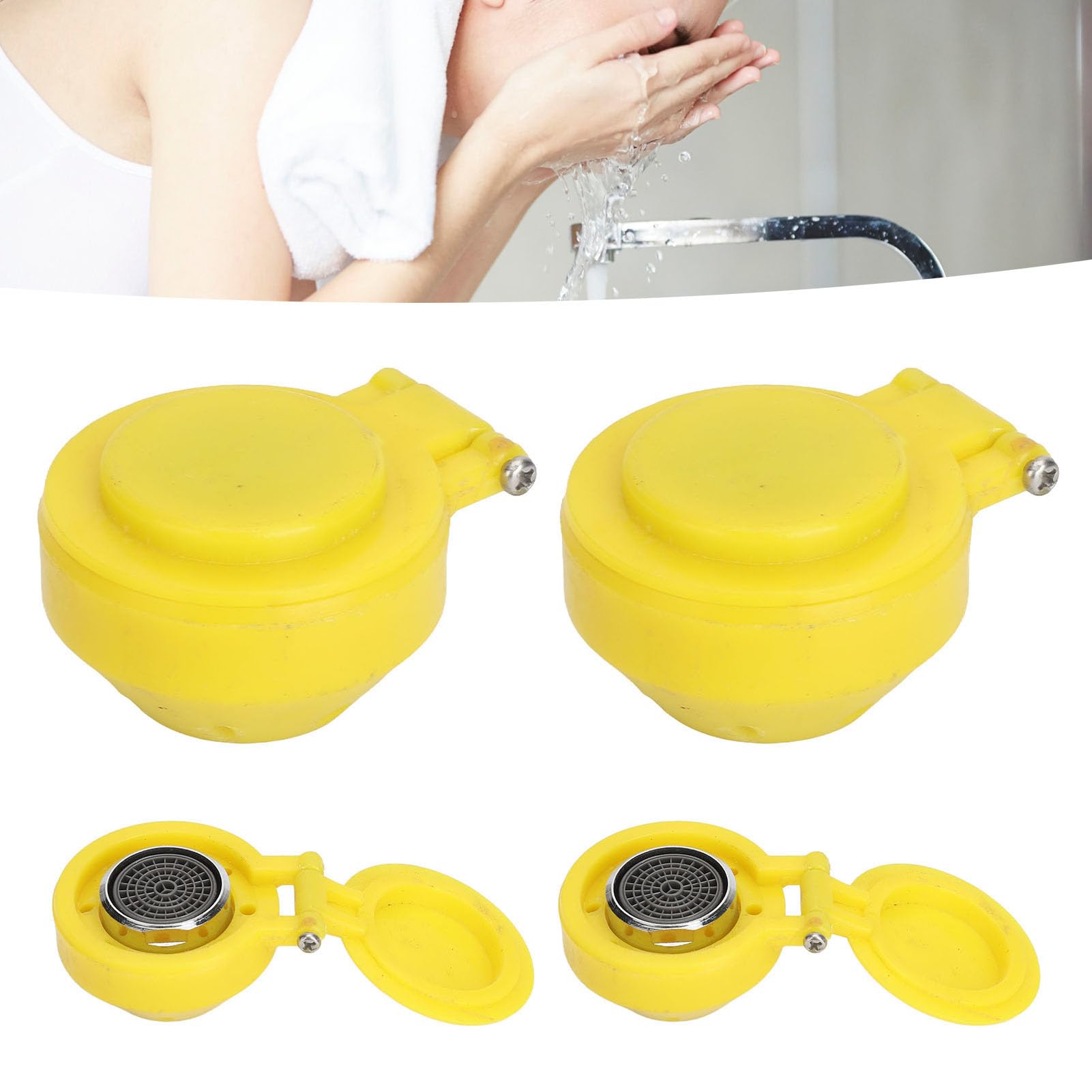 Ugelli lavaocchi, ugelli di ricambio per stazioni lavaocchi, per l'uso in case, fabbriche, laboratori e uffici, filettatura da 14 mm