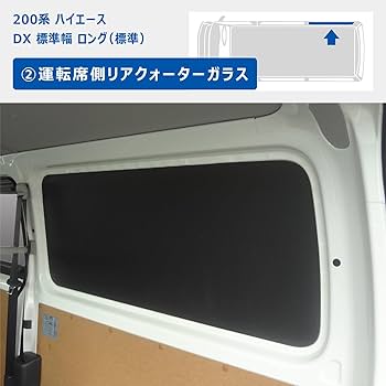 Amazon | トヨタ 200系 ハイエース DX 標準幅 対応 ウィンドウ