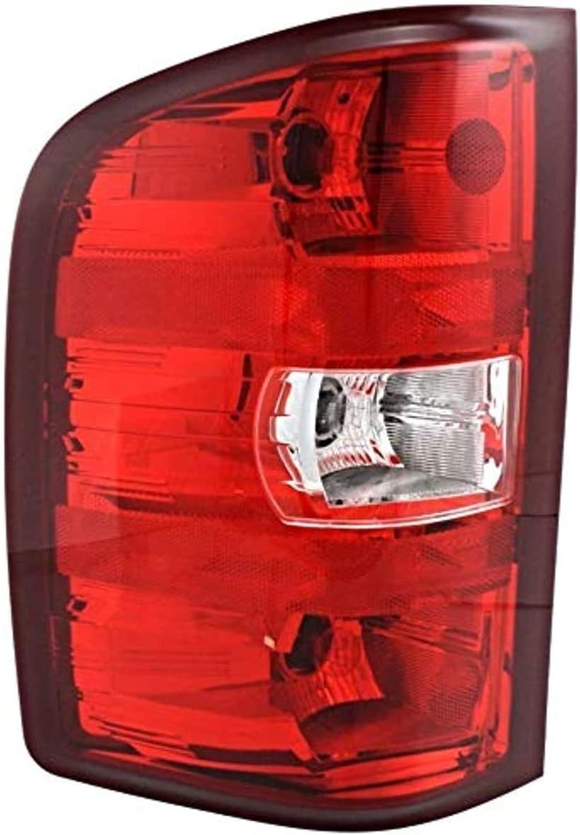 Replacement for Driver (left) side tail light fits 2007-2013 Chevrolet Silverado & GMC Sierra
