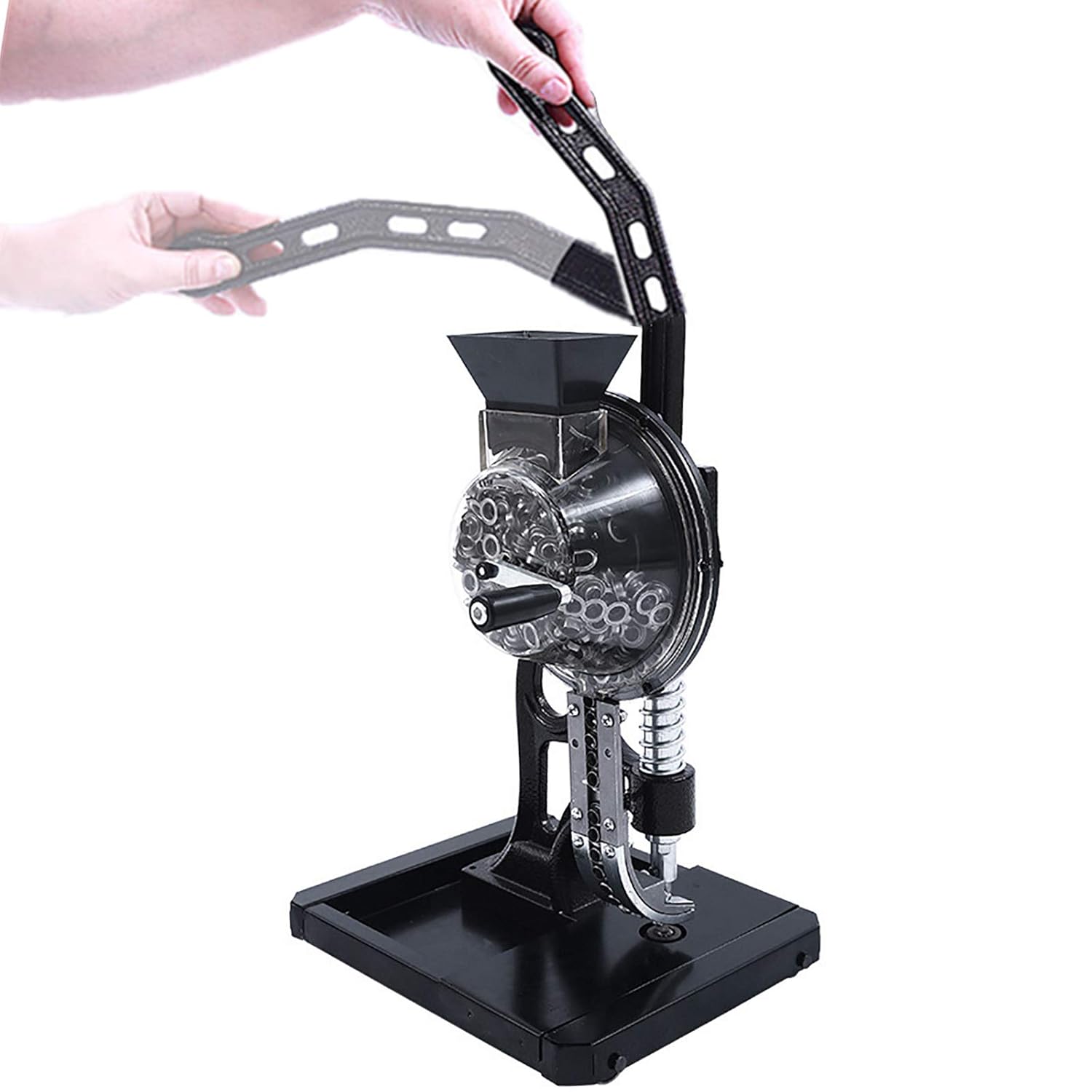 Bеѕt Cуbеr Dеаlѕ 🔥 Semi-Automatic Eyelet Grommet Machine Hand Press Tool Kit Punching Banner Buckle Making Milling Drilling Machine, 0.4'' Hole Size Bеѕt Cуbеr Dеаlѕ 🔥 Semi-Automatic Eyelet Grommet Machine Hand Press Tool Kit Punching Banner Buckle Making Milling Drilling Machine, 0.4'' Hole Size