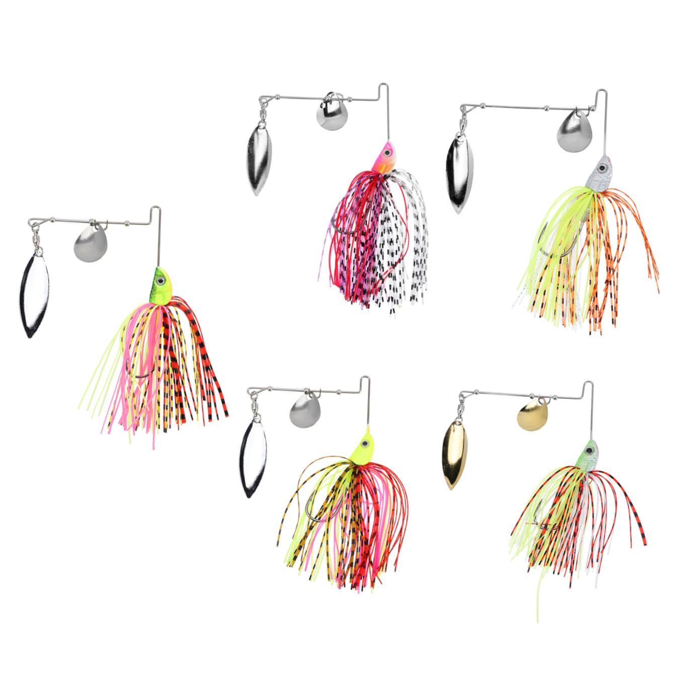 POPETPOP Lot De 3 Leurres De Pêche Mixtes Appâts Artificiels Matériel De Pêche 5 Pièces X 3