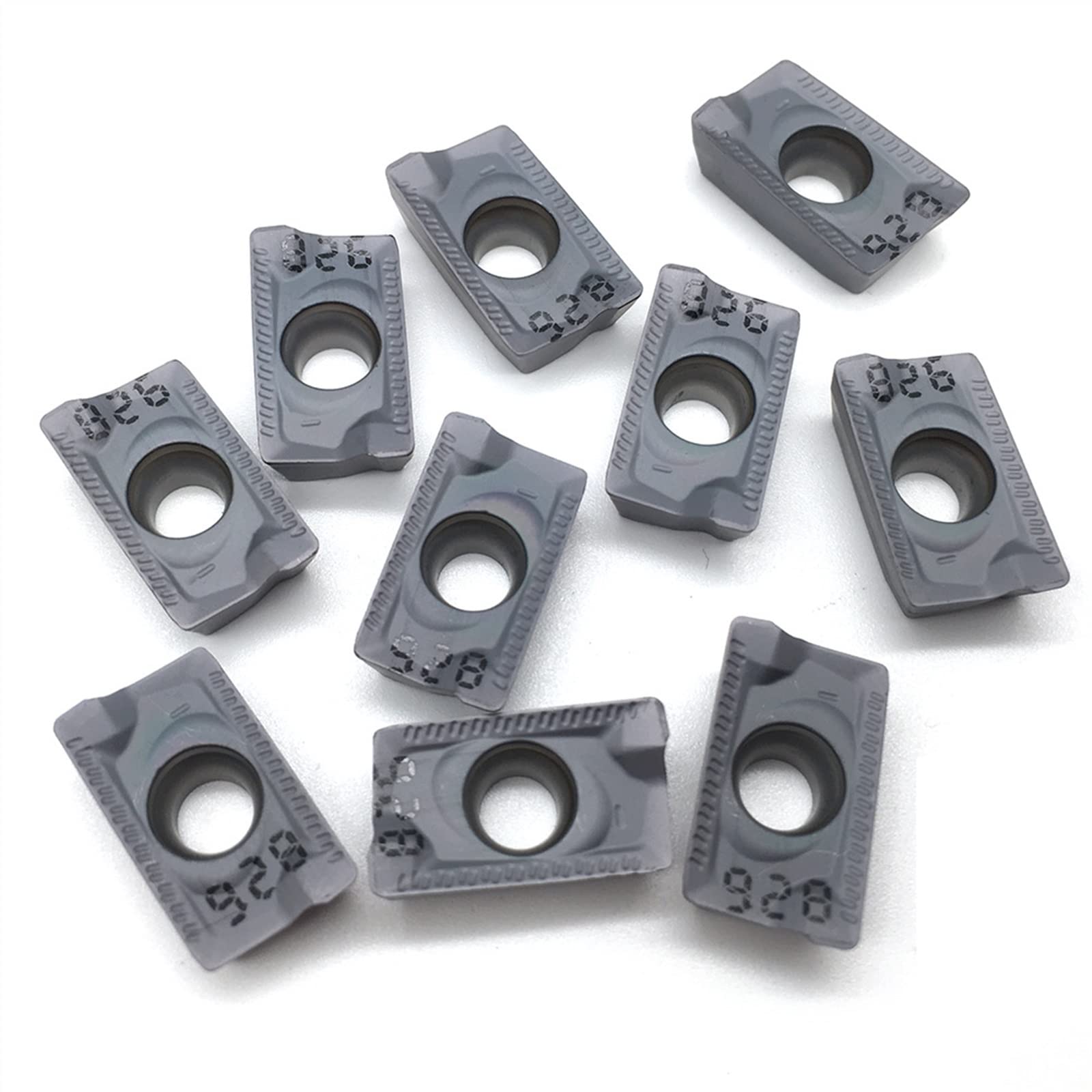 APKT1003 APMT1135 APKT1604 PDER 76 IC928 Insertos de carburo Torno Cortador Herramienta torneado Máquina CNC Herramientas corte Tungsteno 10 piezas(APKT1604-MA3 H01)