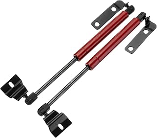 puntales elevadores de automóviles Para Toyota, Para Hilux, Para Vigo SR5 2005-2012, cubierta delantera del motor automóvil, capó, barra de soporte elevación amortiguadores(Rojo)
