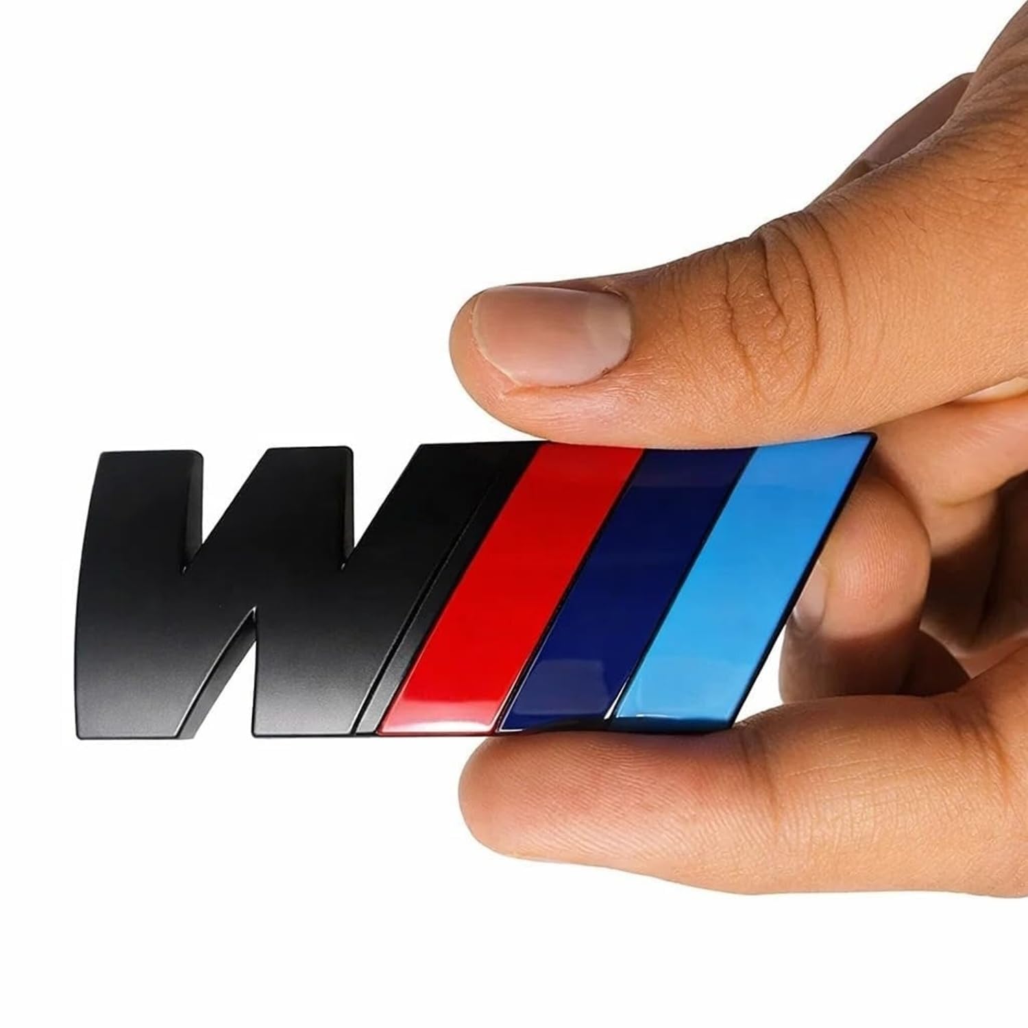 AUTOMASH Premium Car M Power Emblem Sticker Compatible with M2, M3, M4, M5, M6, X5, M/X6 M, M240i, M340i, M550i, X3 M40i All M Series 3D Metal Side Badges (Black)-image-22