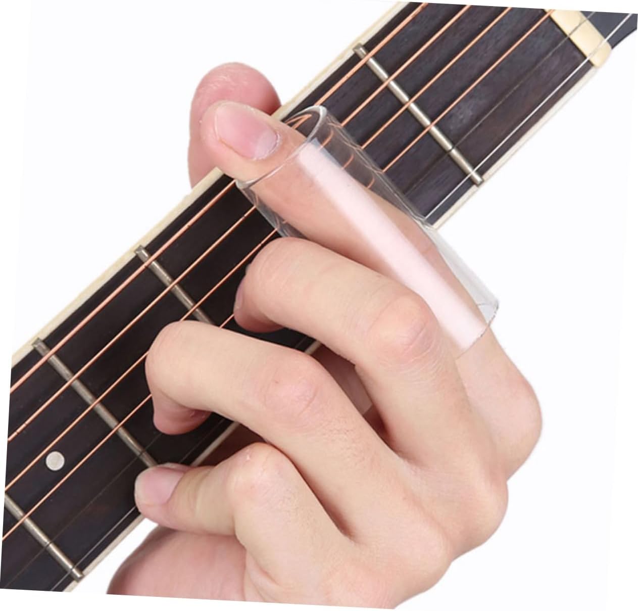 Bottleneck Guitar Slide Glass 2Pc Medium for Guitar Players