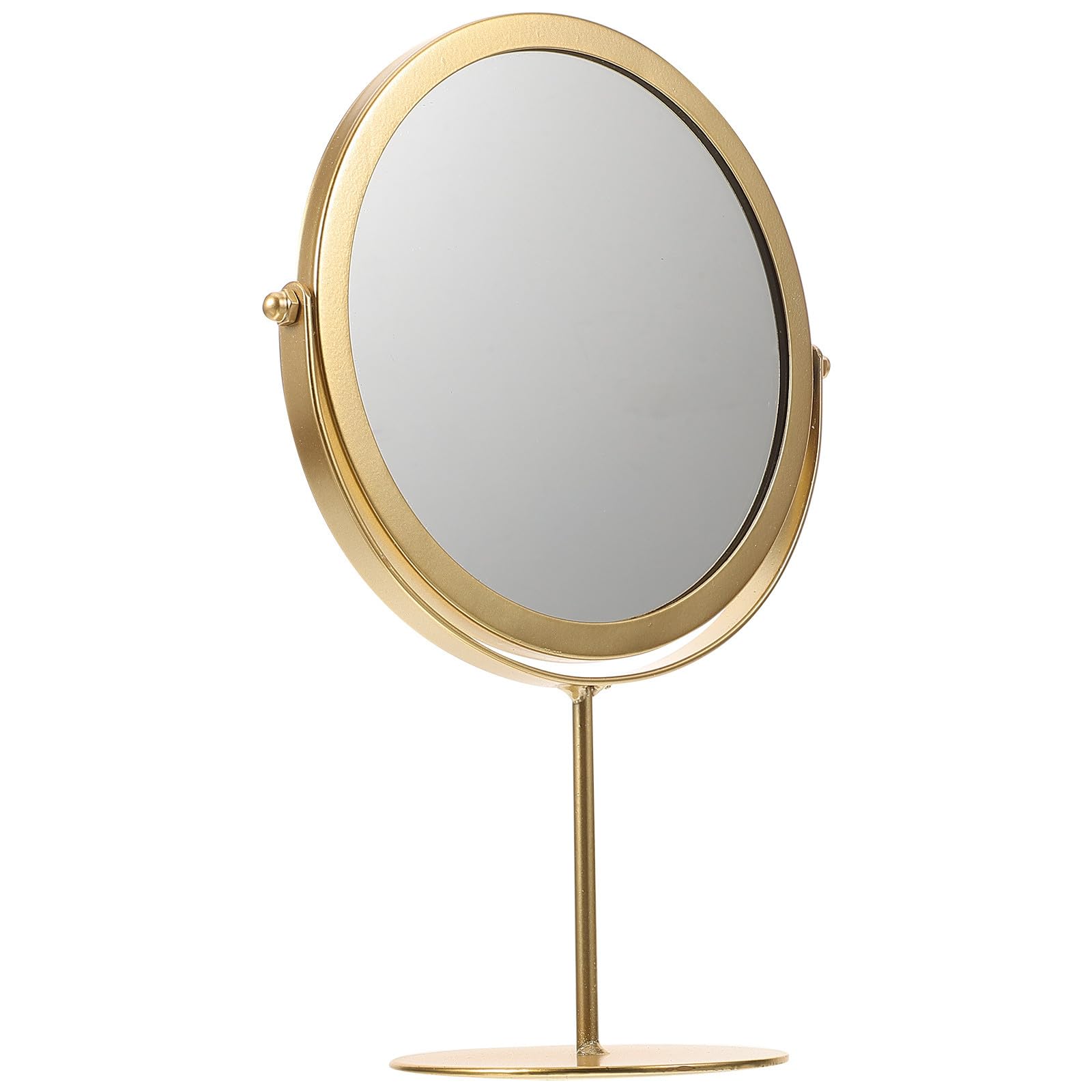Miroir de Maquillage Pied Doré : Fini les Miroirs Instables en Chambre