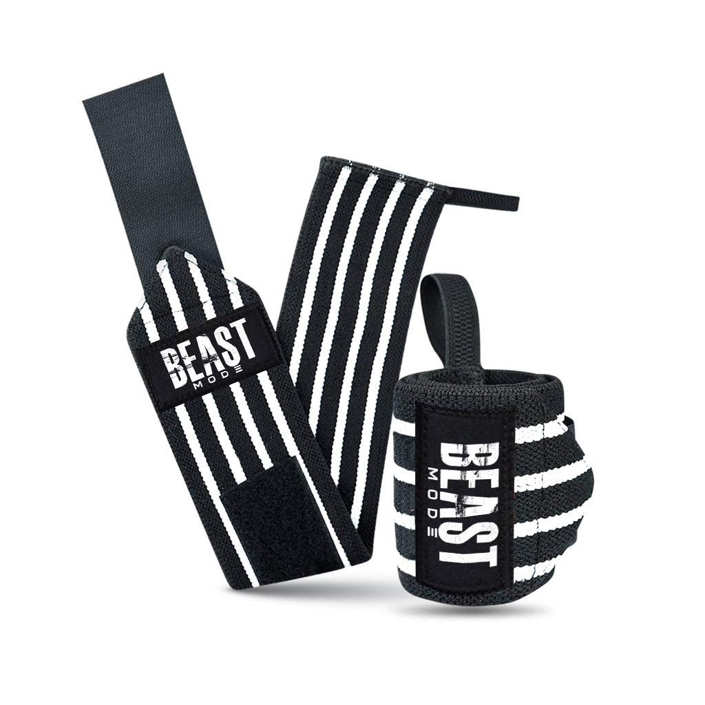STEIGEN Fitness Beast Mode Wrist Wrap Supporter Band, Exercise Wrist Wrap Bands, Wrist Support for Gym, Gym Gloves (B092DZLJNJ) Amazon Price History, Amazon Price Tracker
