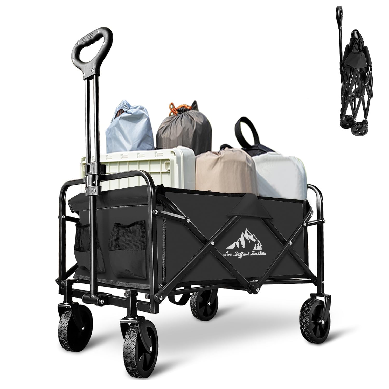 SAILARY Heavy Duty Folding Wagon