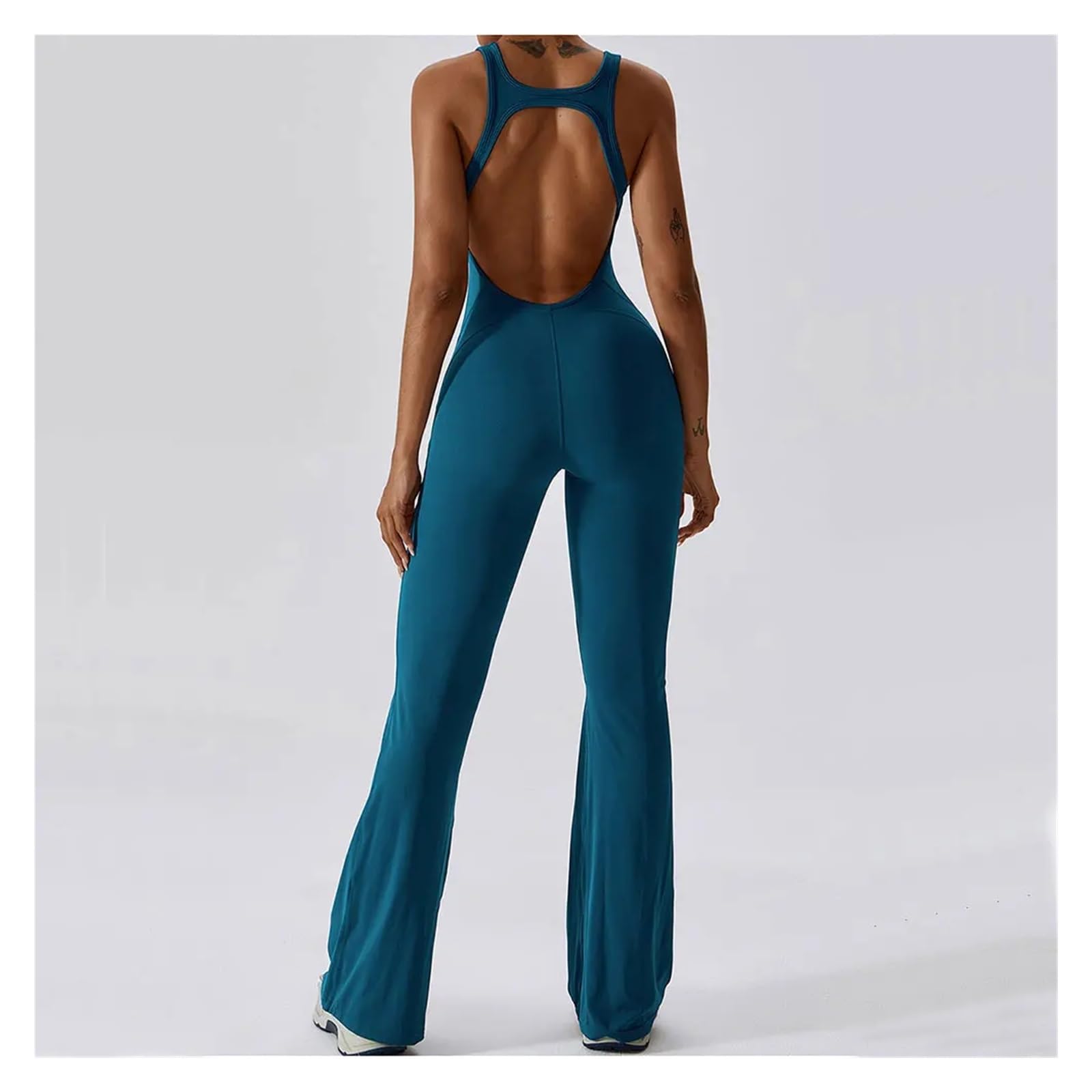 Mono de yoga sin espalda Mono De Yoga Sólido, Conjunto Fitness, Ropa Entrenamiento For Mujer, Deportiva, Levantamiento Glúteos Para Entrenamiento