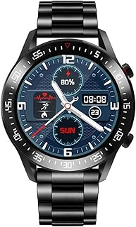 SPeesy Smart Watches for Men,HD Touch Screen Answer Voice Call Chat Smart Watch,Fitness Tracker with 24 Hour Heart Rate/Blood Pressure/Sleep Monitor, IP67 Waterproof Smartwatch for iOS Android,C