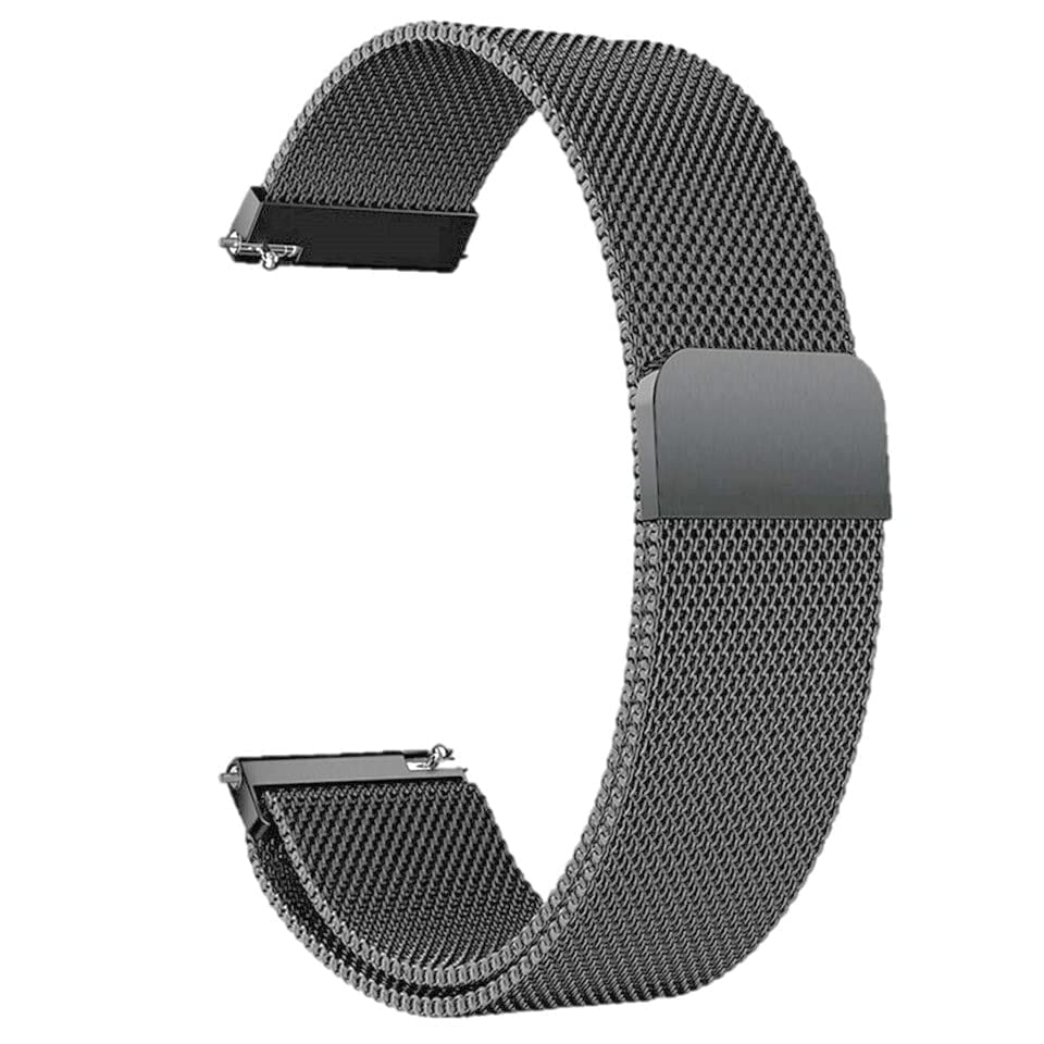 Meyaar Metal Mesh Magnetic Closure Watch Band Strap Wristband with 22mm Width Compatible with Galaxy Watch 3 45mm, Gear S3, Galaxy Watch 46mm, Fossil Sport Smartwatch 43mm (Grey) (B0CG7CLDMG) Amazon Price History, Amazon Price Tracker