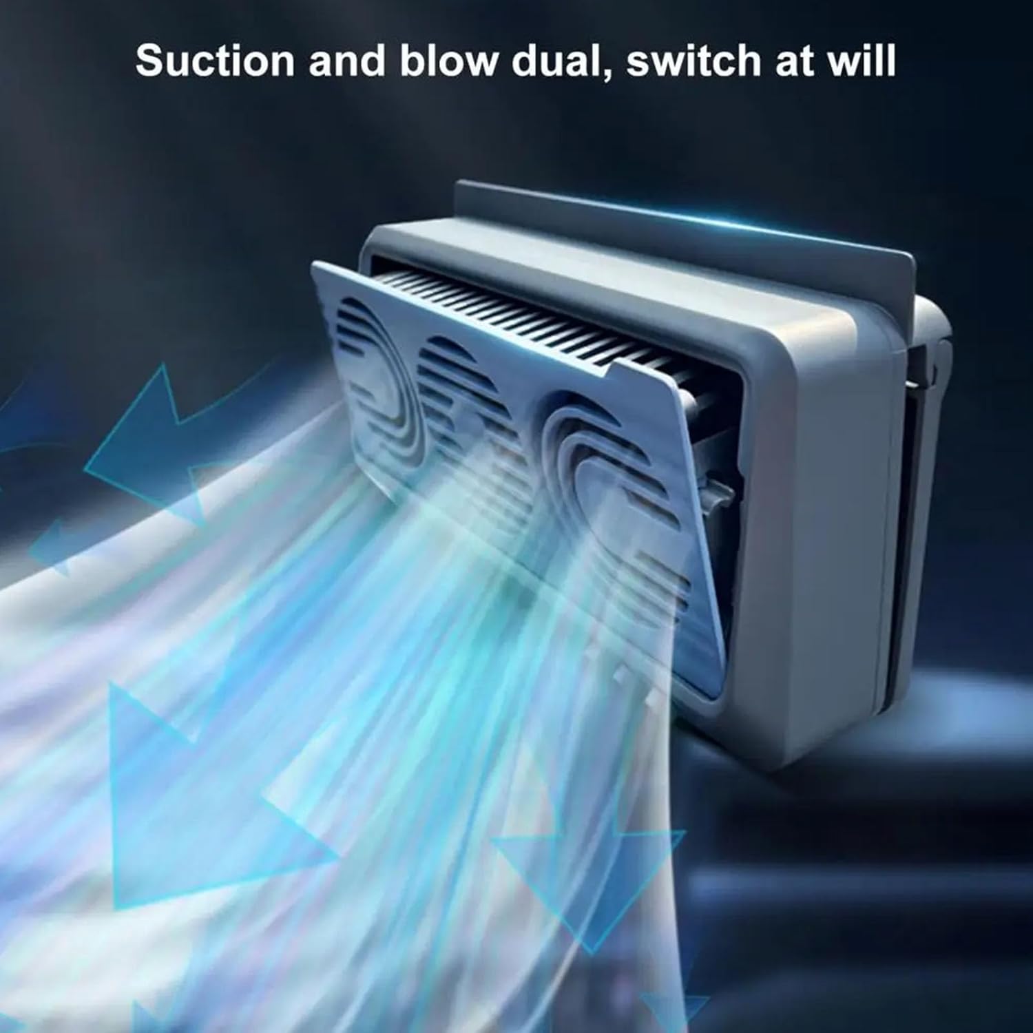 二重機能ソーラー車用排気ファン、3つのファンで空気の流れを強化、温度制御、排気フレッシュエアUSBカーファン。