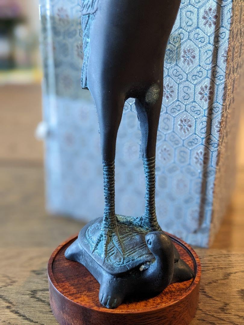 Amazon.co.jp: 中国美術 中華青銅器 鶴亀 25cm : ホーム＆キッチン