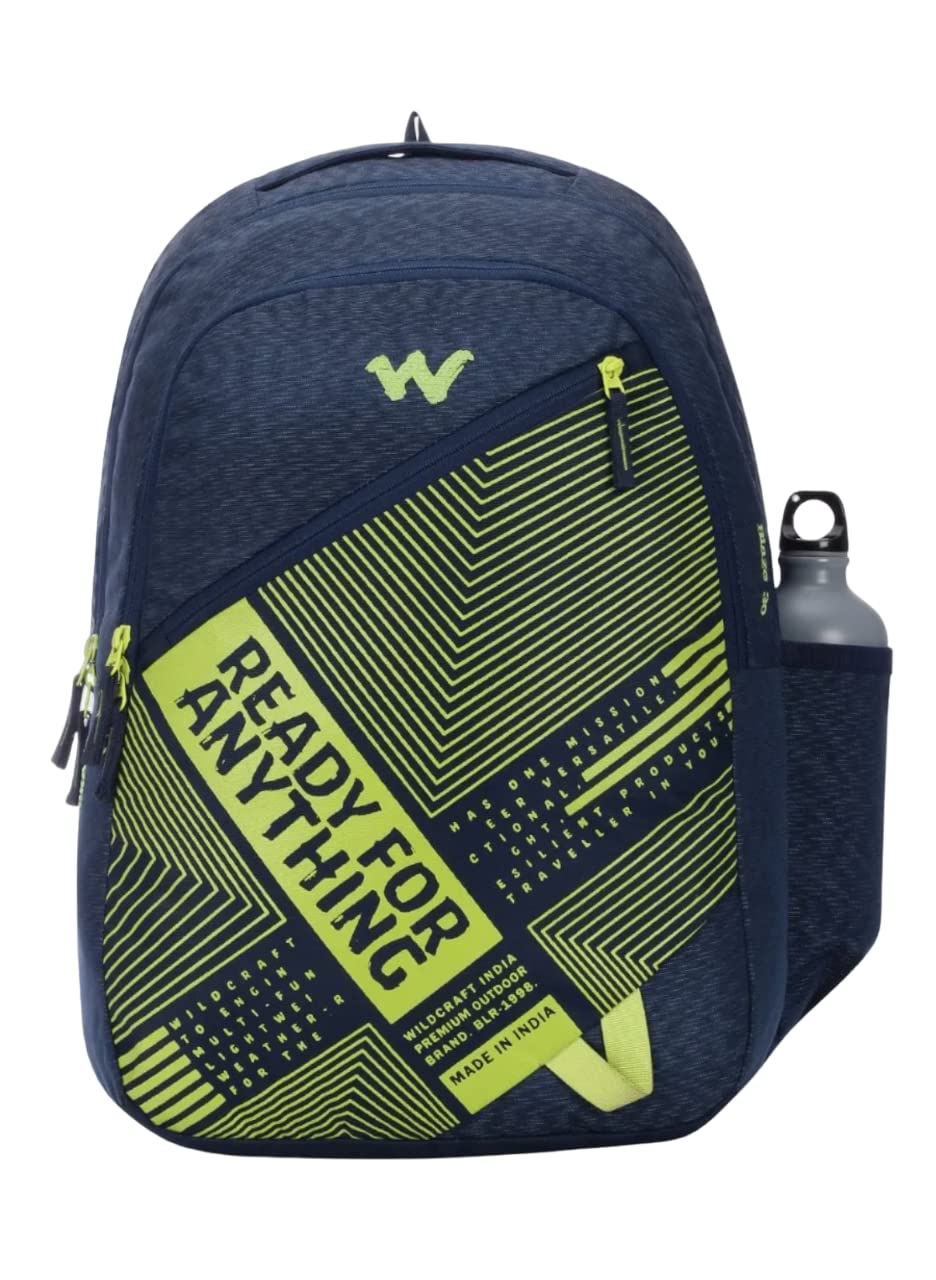 wildcraft Blaze 30L 4 Compartment Backpack with Rain Cover (12952) (Navy)-picture-24