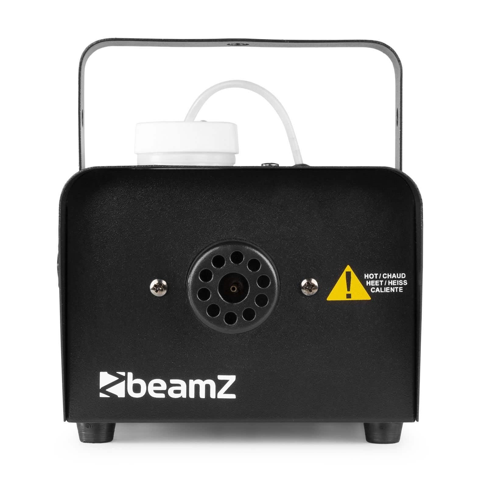 BeamZ S700 Mini Nebelmaschine mit Fernbedienung inkl. 250ml Fluid, 700 Watt Fogger, Smoke Machine mit 400ml Tank, Fog Machine, Nebelmaschine Halloween für Party, Hochzeit, Events, Hazer mit 75m³/min