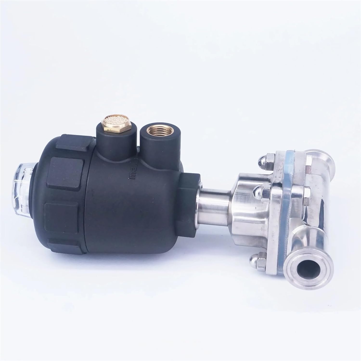 Fit 19mm Pipe OD x 0.5" Tri Clamp Pneumatic Diaphragm Valve SUS 316L Stainless Steel For Homebrew Beer Brewing