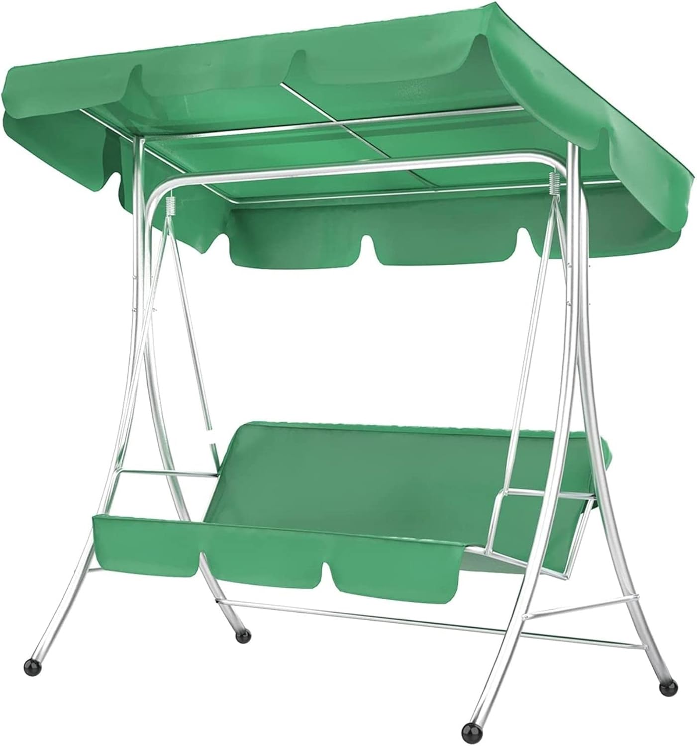 Patio Chair Covers for Outdoor Furniture 3-seat Swing Garden Chairs Patio Swing Cover Set, Waterproof UV-Resistant Canopy Seat Top Cover, Swing Seat Cover