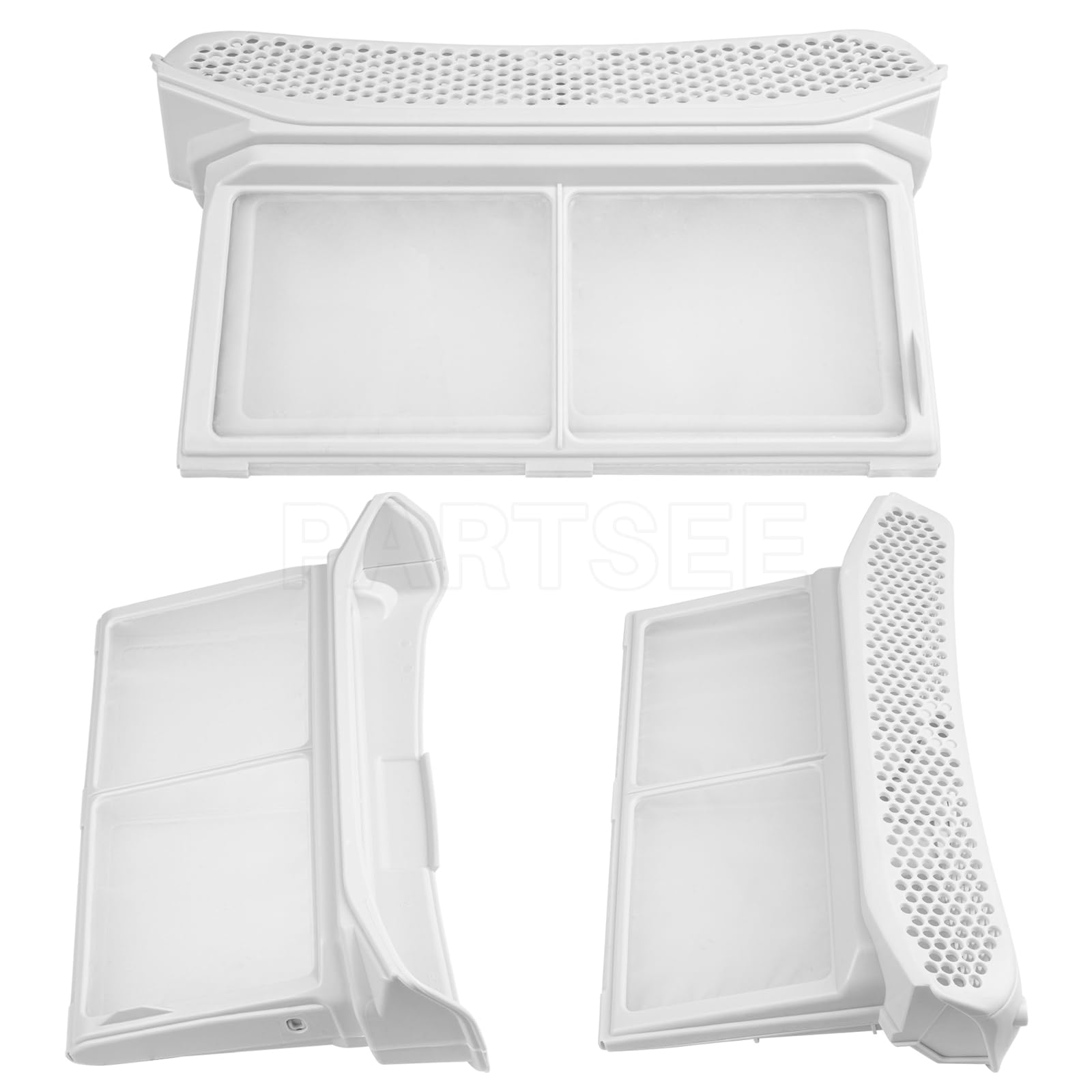 Flusensieb Filter für Bosch/Siemens/Neff/Constructa Wäschetrockner 00656033/656033 wie iQ300 iQ500 iQ700 iQ800 2teilig