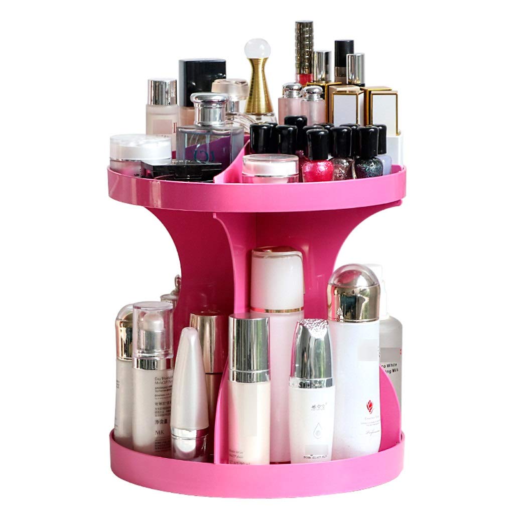 Organizzatore per Il Trucco Scatola portaoggetti per Cosmetici Girevole a 360 Gradi Prodotti per la Cura della Pelle da Tavolo Scaffale per Il Bagno Scaffale per Cosmetici di Grande capacità per Uso