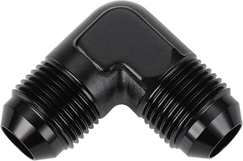 Miniatura 66 de Adaptador de unión reductor de llamarada macho 4AN macho a 3AN de aluminio negro