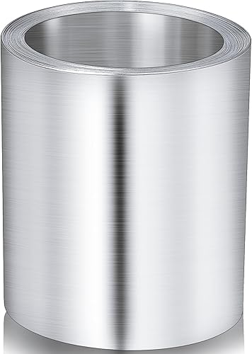 Ripeng Rollo de aluminio intermitente de 50 pies para techo y jardín, para evitar manchas de techos para prevención de musgo y moho (1 rollo, 6 x 50