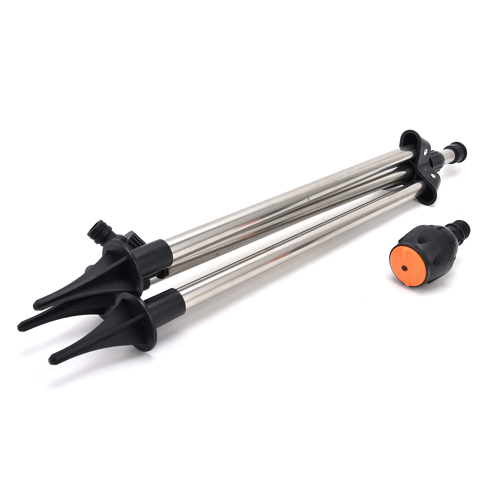 Irrigatore Rotante a treppiede, irrigatore da Giardino, irrigazione Automatica Rotante con ugello di irrigazione a 360 Gradi, irrigatore telescopico a treppiede per Giardino Cortile Prato