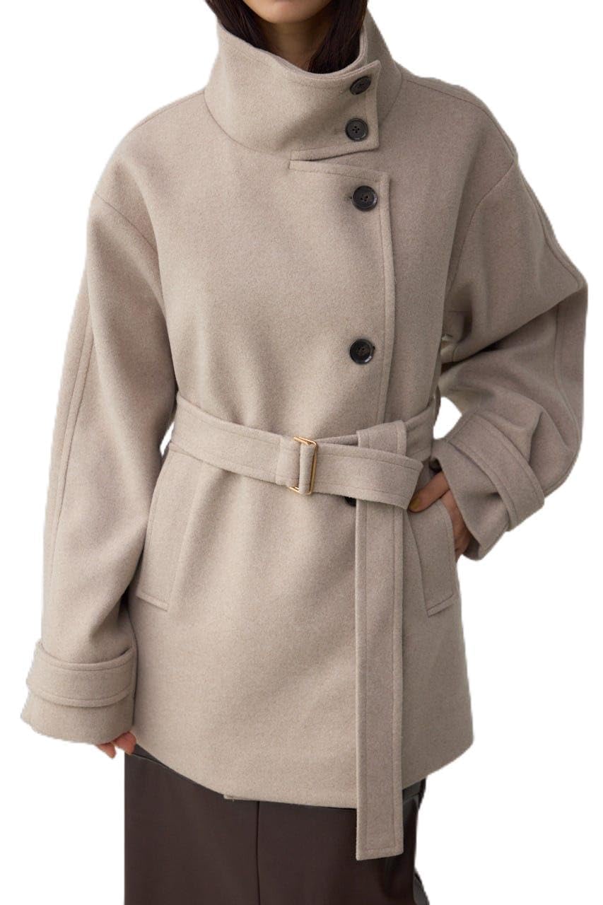 azul by moussy AZUL by mouth 250IAC30-107I B-HEAT Women's Stand Collar Mid Coat-picture-26