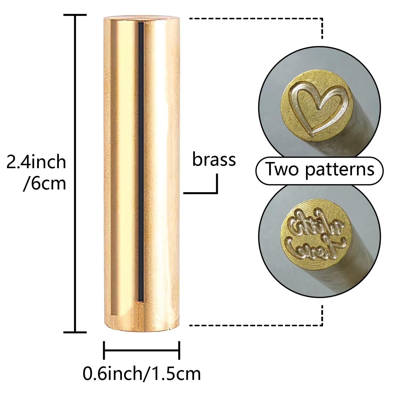 Craspire Laiton Timbre De Scellement Mini 2 Côtés Motif Vintage 15mm Ghost Bat Halloween Wax Seal Stamp Pour Invitations De Mariage Enveloppes Halloween Noël Thanksgiving Party DIY Crafts Cadeaux