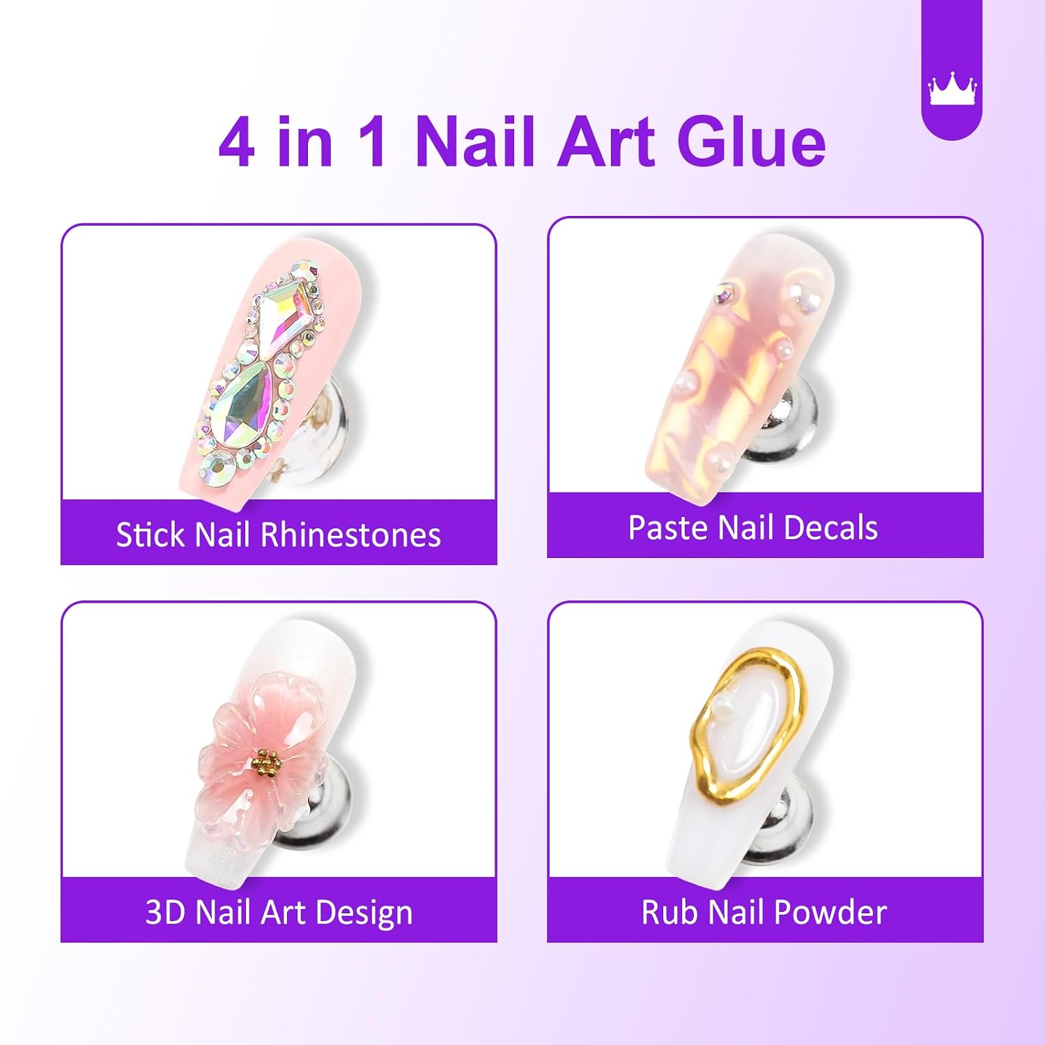 30g Large Capacity 3D Nail Gel Art BISHENGYF - No Wipe Clear 3D Sculpting Gel for Nails, Super Nail Molding Gel for Carving, Molding and Painting Manicure Designs, Rhinestone Glue for Gems Decoration